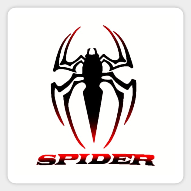 Black Spider Sticker by ZoboShop